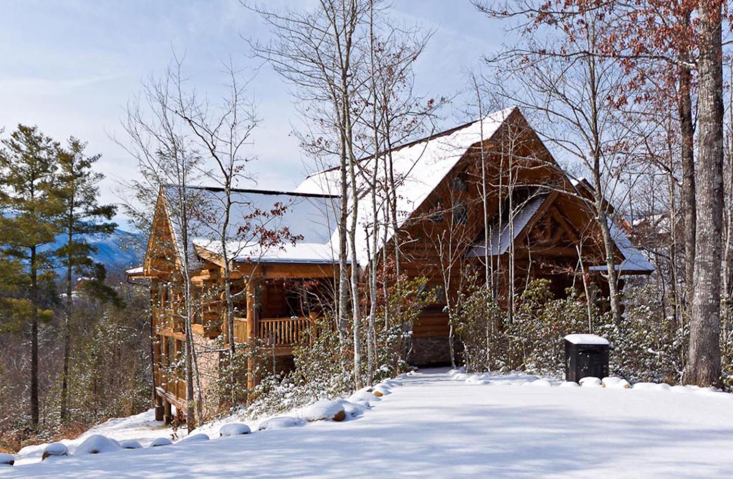 Big Bear Ridge Lodge - Breathtaking Mountain Views And Private Forest Scenes In Amazing Large Log Cabin Gatlinburg Zewnętrze zdjęcie