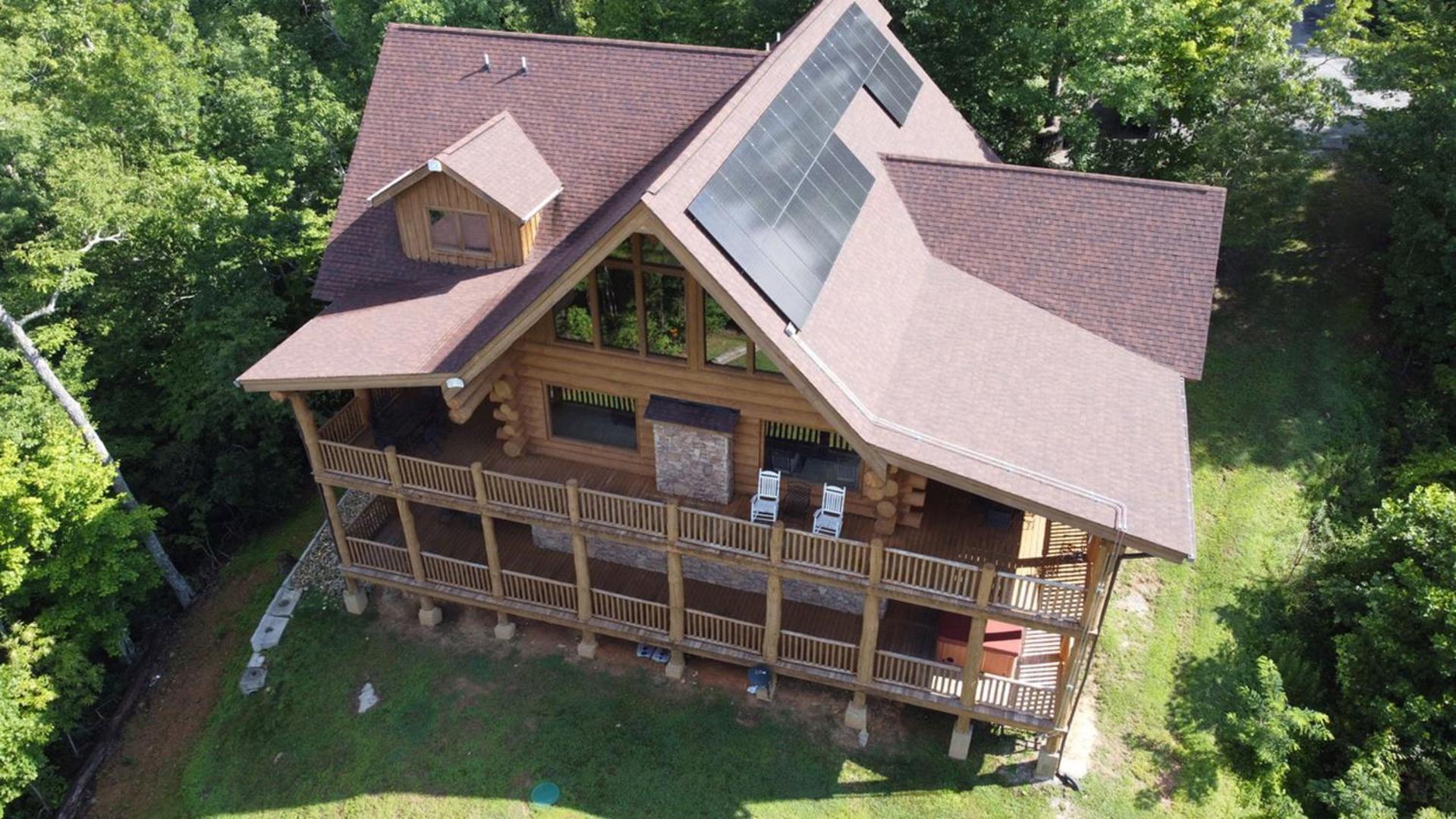 Big Bear Ridge Lodge - Breathtaking Mountain Views And Private Forest Scenes In Amazing Large Log Cabin Gatlinburg Zewnętrze zdjęcie